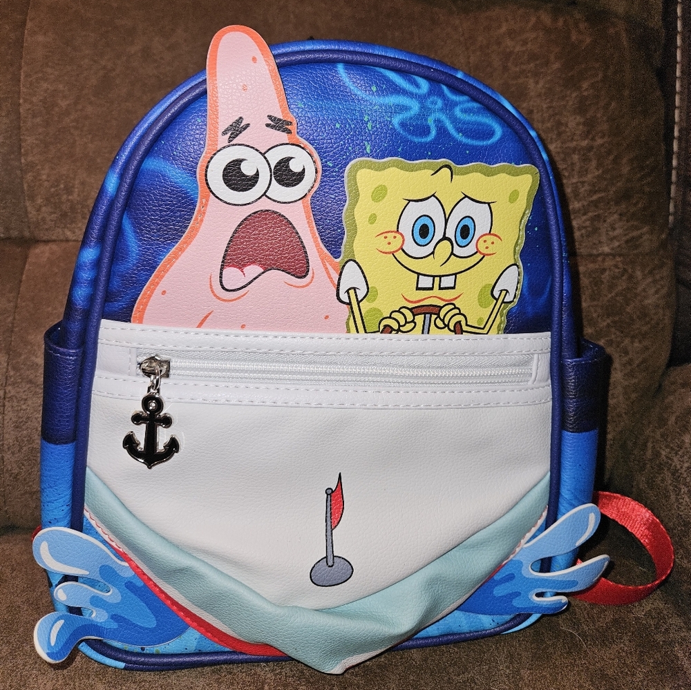 SpongeBob SquarePants Mini Backpack Purse- New With Tags